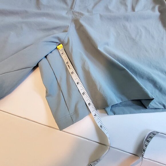 All In Motion Mens 3XL Woven 7" Inseam Shorts Light Blue Two zippered pockets - Picture 9 of 10